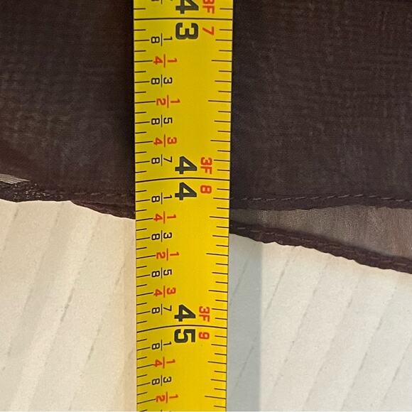 WTOO Sheer Purple Midi Dress Size 10 - Picture 13 of 13